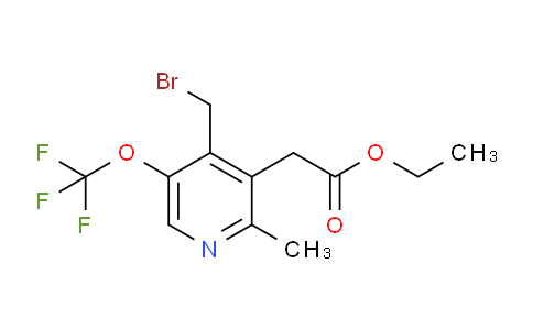AM17792 | 1361805-32-4 | Ethyl 4-(bromomethyl)-2-methyl-5-(trifluoromethoxy)pyridine-3-acetate