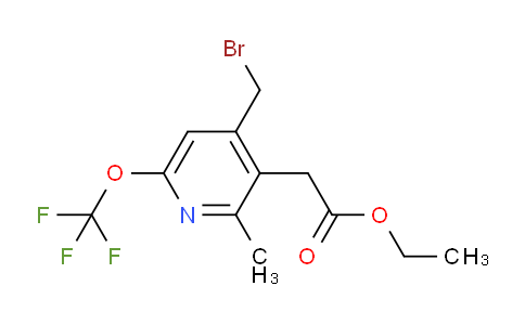 AM17794 | 1361903-73-2 | Ethyl 4-(bromomethyl)-2-methyl-6-(trifluoromethoxy)pyridine-3-acetate