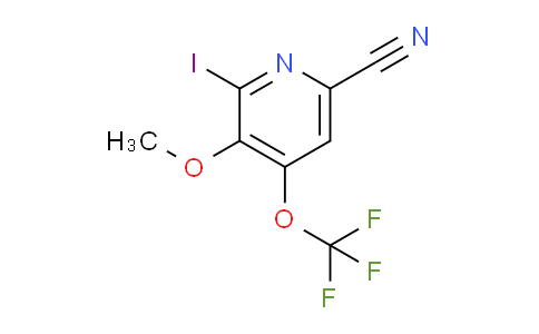 6-Cyano-2-iodo-3-methoxy-4-(trifluoromethoxy)pyridine