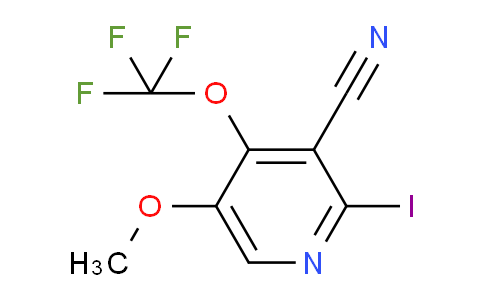 3-Cyano-2-iodo-5-methoxy-4-(trifluoromethoxy)pyridine