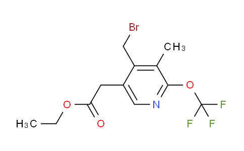AM17796 | 1361893-21-1 | Ethyl 4-(bromomethyl)-3-methyl-2-(trifluoromethoxy)pyridine-5-acetate