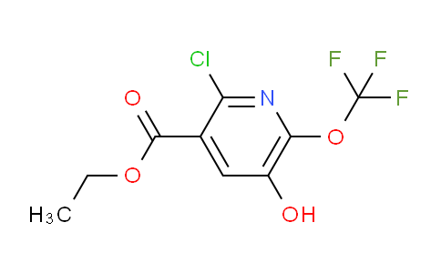 Ethyl 2-chloro-5-hydroxy-6-(trifluoromethoxy)pyridine-3-carboxylate