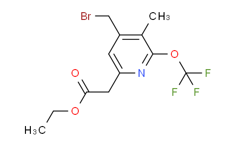 AM17797 | 1361850-90-9 | Ethyl 4-(bromomethyl)-3-methyl-2-(trifluoromethoxy)pyridine-6-acetate