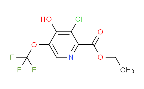 Ethyl 3-chloro-4-hydroxy-5-(trifluoromethoxy)pyridine-2-carboxylate