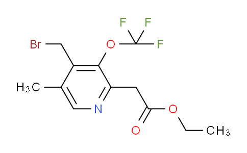 AM17799 | 1361737-14-5 | Ethyl 4-(bromomethyl)-5-methyl-3-(trifluoromethoxy)pyridine-2-acetate