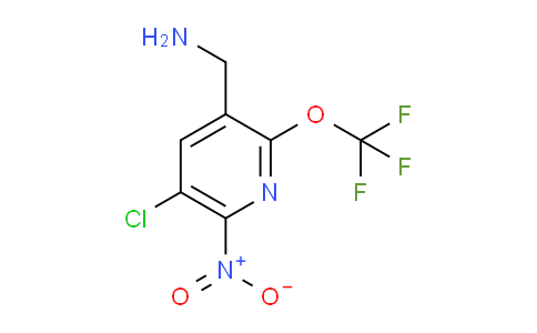 3-(Aminomethyl)-5-chloro-6-nitro-2-(trifluoromethoxy)pyridine