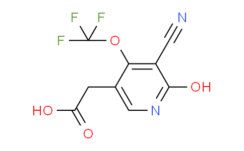 3-Cyano-2-hydroxy-4-(trifluoromethoxy)pyridine-5-acetic acid