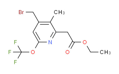 AM17800 | 1361756-13-9 | Ethyl 4-(bromomethyl)-3-methyl-6-(trifluoromethoxy)pyridine-2-acetate