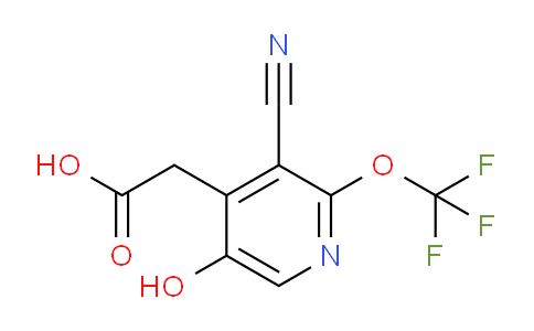 3-Cyano-5-hydroxy-2-(trifluoromethoxy)pyridine-4-acetic acid