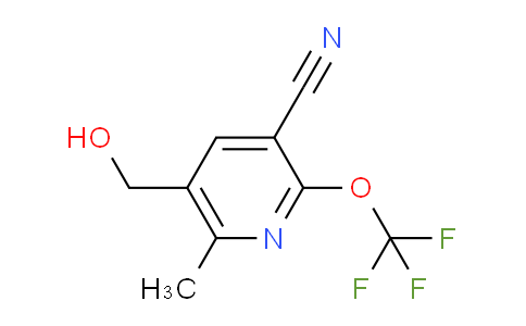 3-Cyano-6-methyl-2-(trifluoromethoxy)pyridine-5-methanol