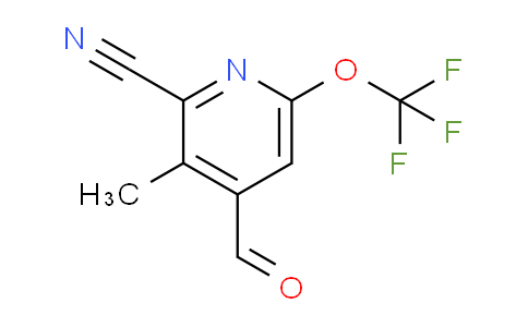 2-Cyano-3-methyl-6-(trifluoromethoxy)pyridine-4-carboxaldehyde