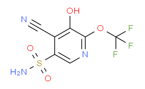 4-Cyano-3-hydroxy-2-(trifluoromethoxy)pyridine-5-sulfonamide