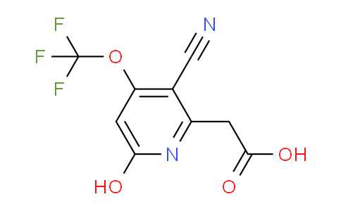 3-Cyano-6-hydroxy-4-(trifluoromethoxy)pyridine-2-acetic acid