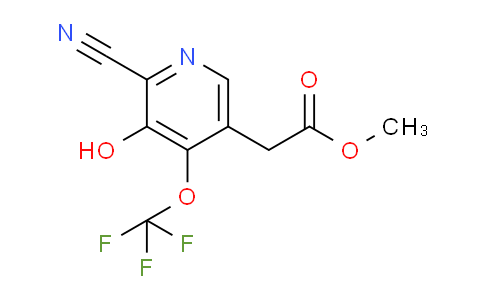 Methyl 2-cyano-3-hydroxy-4-(trifluoromethoxy)pyridine-5-acetate