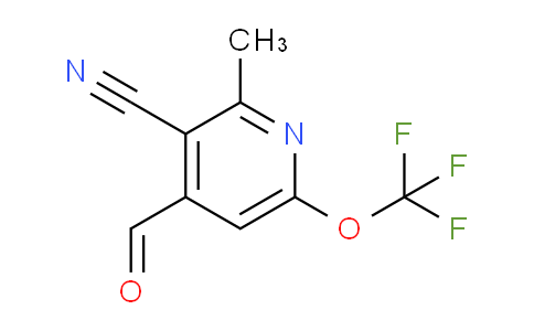 3-Cyano-2-methyl-6-(trifluoromethoxy)pyridine-4-carboxaldehyde