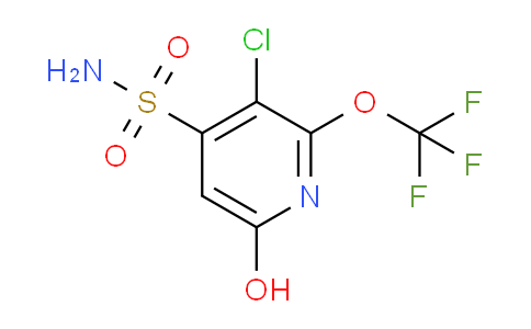 3-Chloro-6-hydroxy-2-(trifluoromethoxy)pyridine-4-sulfonamide