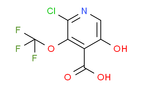 2-Chloro-5-hydroxy-3-(trifluoromethoxy)pyridine-4-carboxylic acid