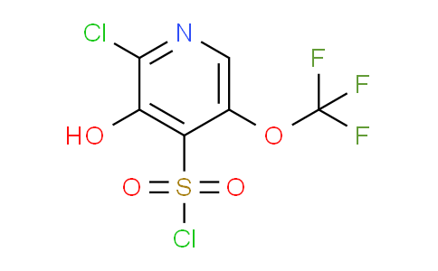 2-Chloro-3-hydroxy-5-(trifluoromethoxy)pyridine-4-sulfonyl chloride