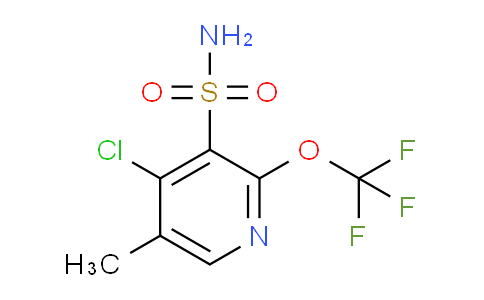 4-Chloro-5-methyl-2-(trifluoromethoxy)pyridine-3-sulfonamide