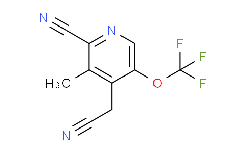 2-Cyano-3-methyl-5-(trifluoromethoxy)pyridine-4-acetonitrile
