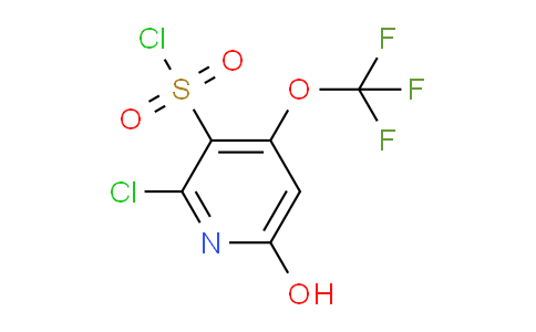 2-Chloro-6-hydroxy-4-(trifluoromethoxy)pyridine-3-sulfonyl chloride