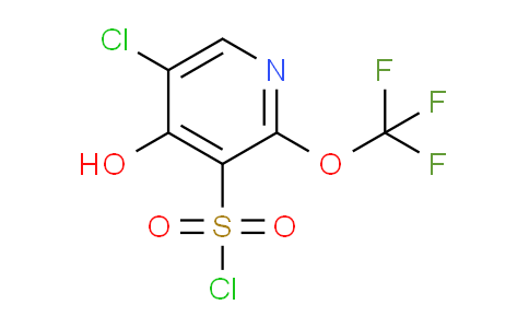5-Chloro-4-hydroxy-2-(trifluoromethoxy)pyridine-3-sulfonyl chloride