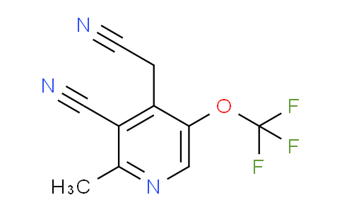 3-Cyano-2-methyl-5-(trifluoromethoxy)pyridine-4-acetonitrile