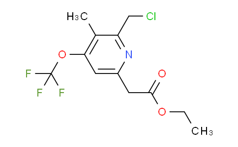 AM17809 | 1361876-97-2 | Ethyl 2-(chloromethyl)-3-methyl-4-(trifluoromethoxy)pyridine-6-acetate