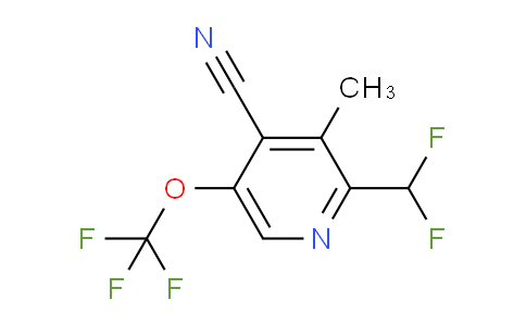 AM178124 | 1806075-07-9 | 4-Cyano-2-(difluoromethyl)-3-methyl-5-(trifluoromethoxy)pyridine