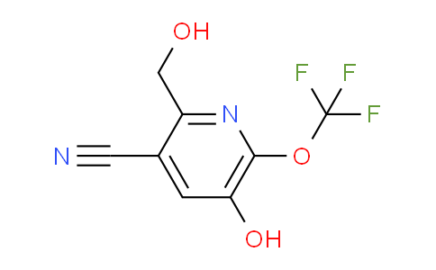 3-Cyano-5-hydroxy-6-(trifluoromethoxy)pyridine-2-methanol