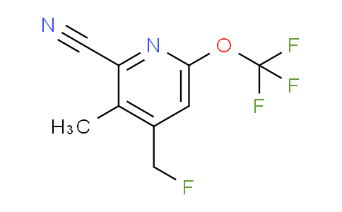 2-Cyano-4-(fluoromethyl)-3-methyl-6-(trifluoromethoxy)pyridine