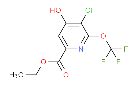 AM178171 | 1804662-54-1 | Ethyl 3-chloro-4-hydroxy-2-(trifluoromethoxy)pyridine-6-carboxylate