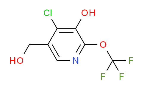 4-Chloro-3-hydroxy-2-(trifluoromethoxy)pyridine-5-methanol
