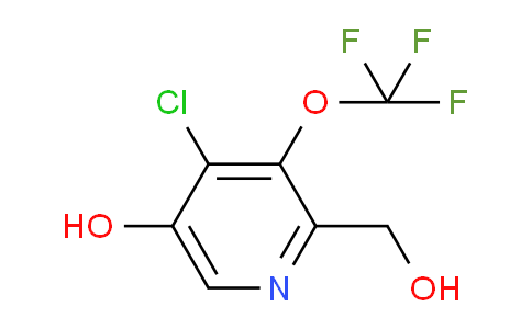 4-Chloro-5-hydroxy-3-(trifluoromethoxy)pyridine-2-methanol