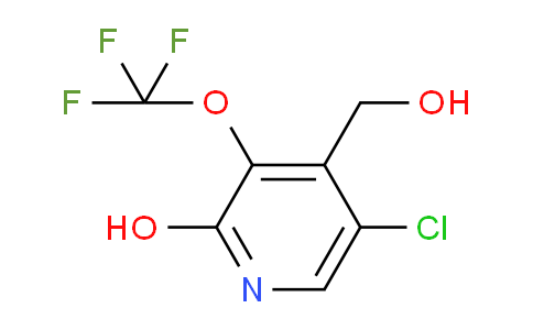 5-Chloro-2-hydroxy-3-(trifluoromethoxy)pyridine-4-methanol