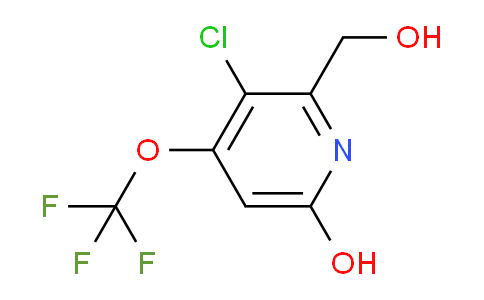 3-Chloro-6-hydroxy-4-(trifluoromethoxy)pyridine-2-methanol