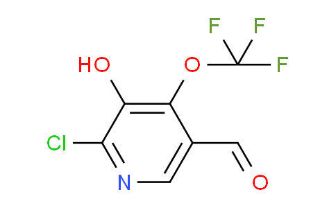 2-Chloro-3-hydroxy-4-(trifluoromethoxy)pyridine-5-carboxaldehyde