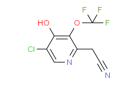 5-Chloro-4-hydroxy-3-(trifluoromethoxy)pyridine-2-acetonitrile