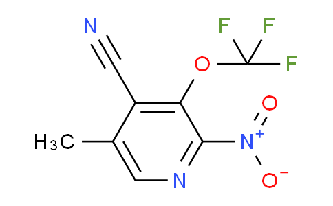 4-Cyano-5-methyl-2-nitro-3-(trifluoromethoxy)pyridine