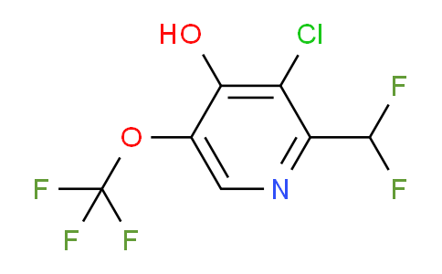 AM178249 | 1803908-63-5 | 3-Chloro-2-(difluoromethyl)-4-hydroxy-5-(trifluoromethoxy)pyridine