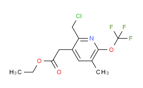 AM17825 | 1361808-83-4 | Ethyl 2-(chloromethyl)-5-methyl-6-(trifluoromethoxy)pyridine-3-acetate
