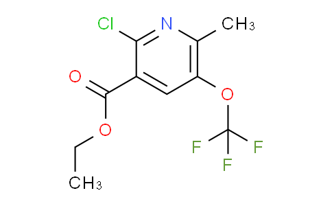 Ethyl 2-chloro-6-methyl-5-(trifluoromethoxy)pyridine-3-carboxylate