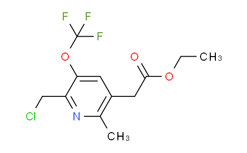 AM17827 | 1361819-44-4 | Ethyl 2-(chloromethyl)-6-methyl-3-(trifluoromethoxy)pyridine-5-acetate