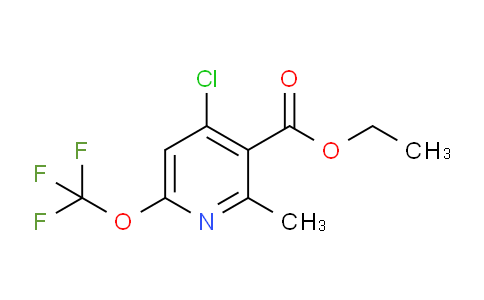 Ethyl 4-chloro-2-methyl-6-(trifluoromethoxy)pyridine-3-carboxylate