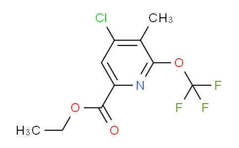 AM178281 | 1803937-40-7 | Ethyl 4-chloro-3-methyl-2-(trifluoromethoxy)pyridine-6-carboxylate