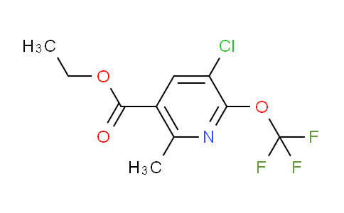 Ethyl 3-chloro-6-methyl-2-(trifluoromethoxy)pyridine-5-carboxylate