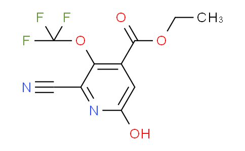 Ethyl 2-cyano-6-hydroxy-3-(trifluoromethoxy)pyridine-4-carboxylate