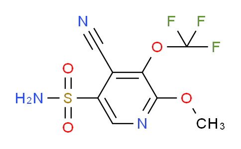 4-Cyano-2-methoxy-3-(trifluoromethoxy)pyridine-5-sulfonamide
