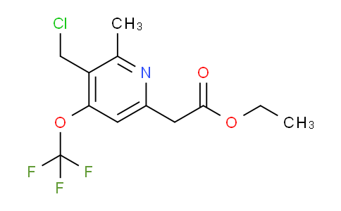 AM17833 | 1361912-76-6 | Ethyl 3-(chloromethyl)-2-methyl-4-(trifluoromethoxy)pyridine-6-acetate