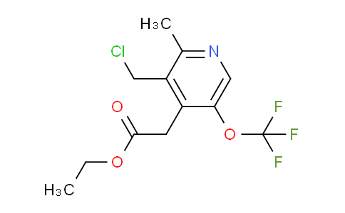 AM17834 | 1361711-41-2 | Ethyl 3-(chloromethyl)-2-methyl-5-(trifluoromethoxy)pyridine-4-acetate